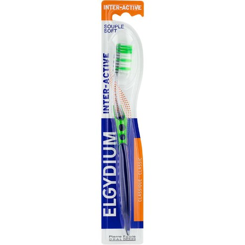 Elgydium Interactive Hard Toothbrush 1 брой - зелено