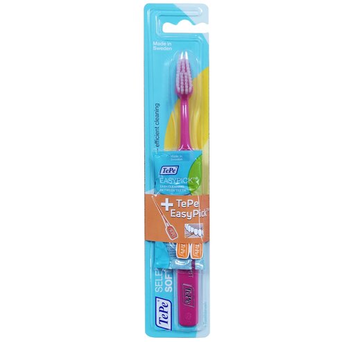 Tepe Promo Select Soft Pink Toothbrush 1 Τεμάχιο & Δώρο Easy Pick 2 Τεμάχια
