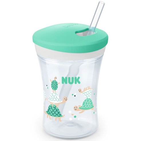 Nuk Action Cup 12m+, 230ml - зелено