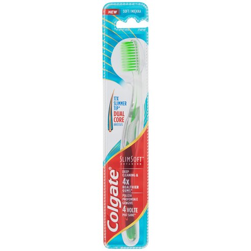 Colgate SlimSoft Advanced Toothbrush Soft 1 Парче - зелено