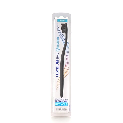 Elgydium Style Recycled Toothbrush Soft 1 Парче - Черно