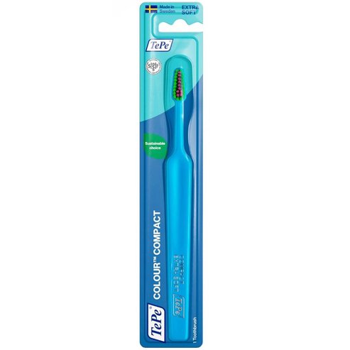 TePe Colour Compact Extra Soft Toothbrush 1 Парче - синьо
