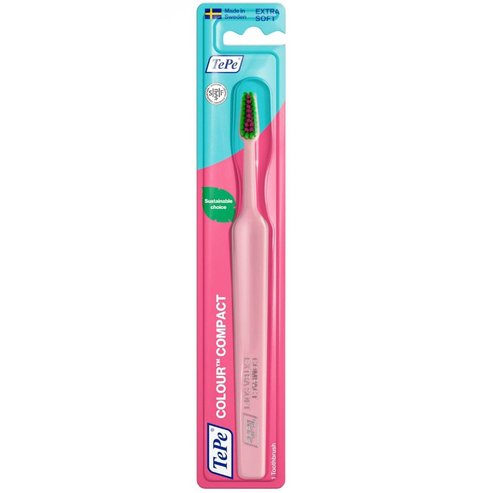 TePe Colour Compact Extra Soft Toothbrush 1 Парче - Розово