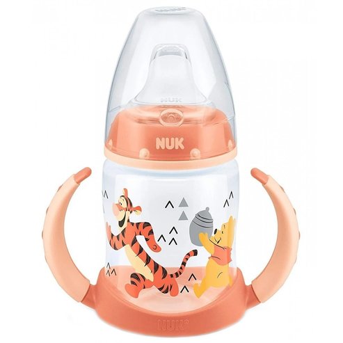 Nuk Disney Winnie the Pooh 6-18m First Choice Learner Bottle 150ml - портокал 2