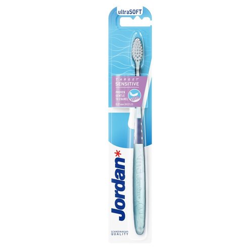 Jordan Target Sensitive Toothebrush Ultra Soft 0.01mm 1 Парче - Тюркоаз