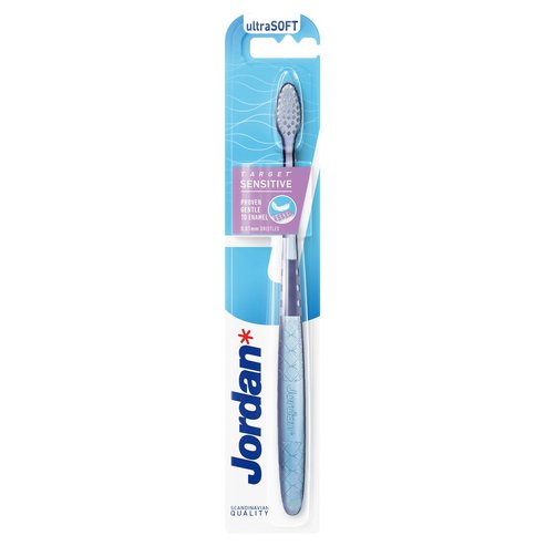 Jordan Target Sensitive Toothebrush Ultra Soft 0.01mm 1 Парче - Светло синьо