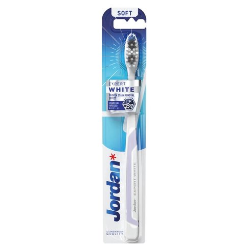 Jordan Expert White Toothbrush Soft 1 Парче - лилаво
