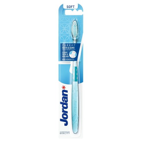 Jordan Target Teeth & Gums Toothbrush Soft 1 Парче - синьо