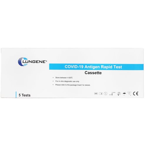 Clongene Lungene Covid-19 Antigen Rapid Self Test Cassette 5 бр