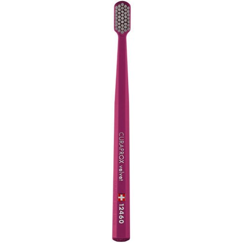 Curaprox CS 12460 Velvet Toothbrush 1 Парче - Фуксия / Сиво