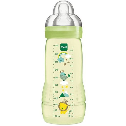 Mam Easy Active Baby Bottle Fairy Tale 4m+ Код 361S 330мл - Зелен