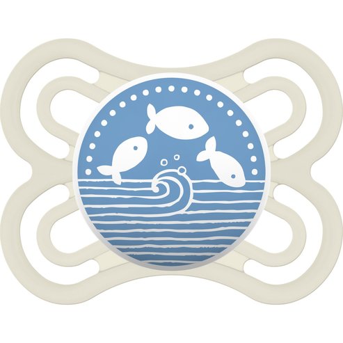 Mam Perfect Code 130S Ортодонтска силиконова залъгалка 0-6 м 1 брой - синя