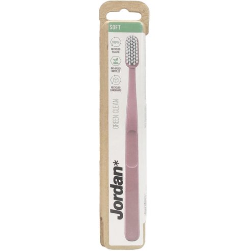 Jordan Green Clean Soft Toothbrush 1 Парче - Розово