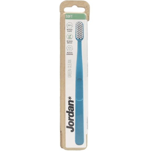 Jordan Green Clean Soft Toothbrush 1 Парче - синьо