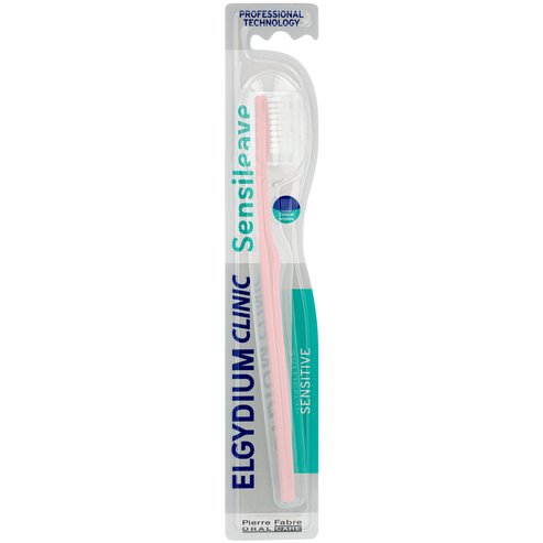 Elgydium Clinic Sensileave Sensitive Toothbrush 1 Парче - Розово