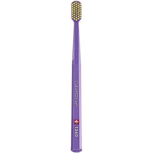 Curaprox CS 1560 Soft Toothbrush 1 Парче - лилаво / жълто