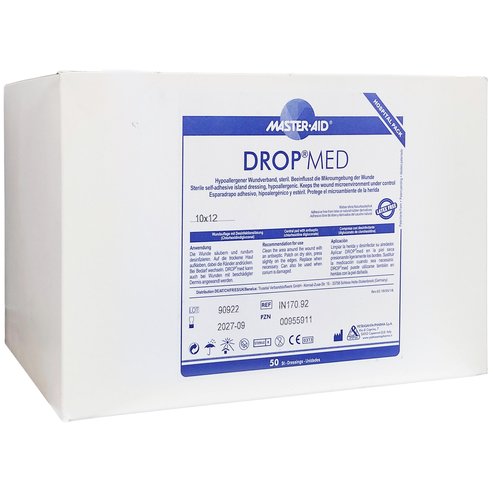 Master Aid Drop Med 10cm x 12cm 50 бр