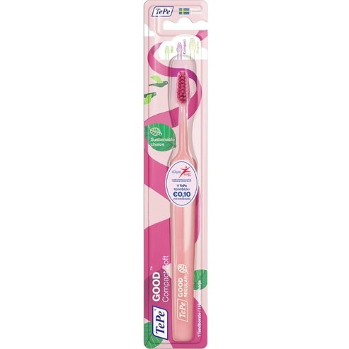 TePe Good Compact Soft Toothbrush Compact Head Розово 1 бр