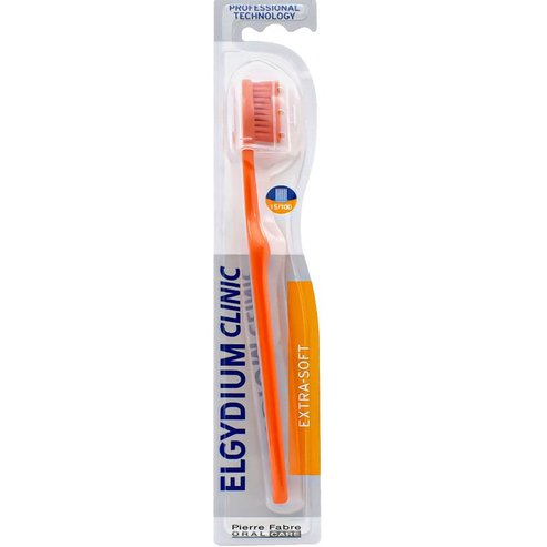 Elgydium Clinic Extra-Soft 15/100 Toothbrush 1 Парче - Портокал
