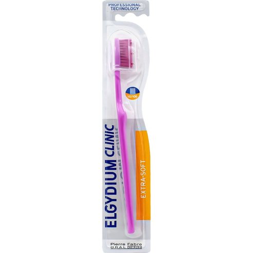 Elgydium Clinic Extra-Soft 15/100 Toothbrush 1 Парче - Фуксия