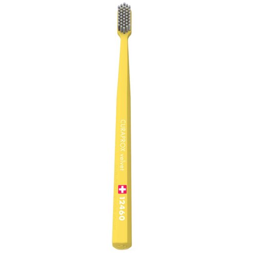 Curaprox CS 12460 Velvet Toothbrush 1 Брой - Жълто / Сиво