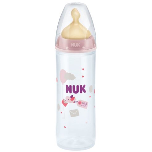 Nuk Classic Bottle Latex Medium Teat 6m+ 250ml 1 Код на артикул 10741646 - Розов