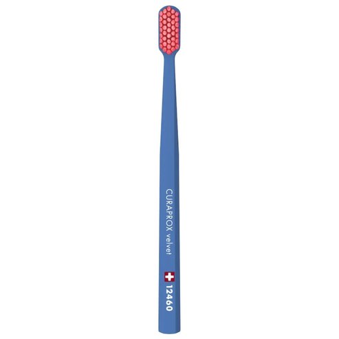 Curaprox CS 12460 Velvet Toothbrush 1 Брой - Тъмно синьо / розово