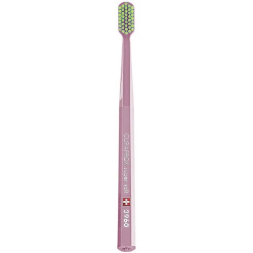 Curaprox CS 3960 Super Soft Toothbrush 1 Брой - Тъмно розово / жълто