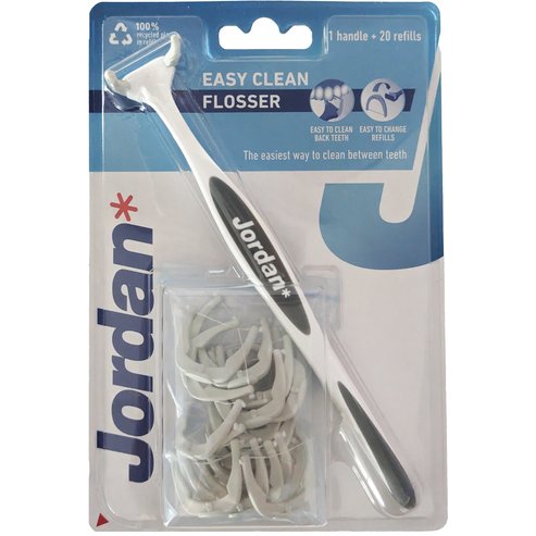 Jordan Easy Clean Flosser 1 брой и пълнители 20 части Код 310054 - Сив