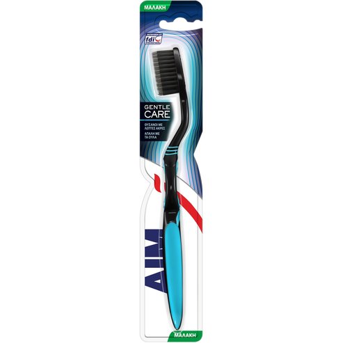 Aim Gentle Care Toothbrush Soft 1 брой - синьо / черно