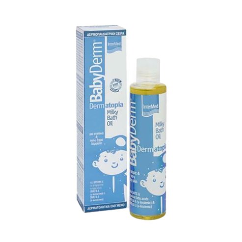 Intermed Подарък Dermatopia Milky Bath Oil за кожа с атопично предразположение 200ml