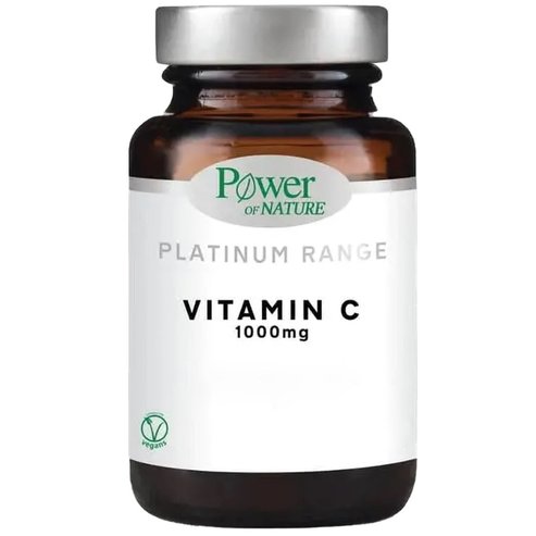 Power of Nature Подарък Platinum Range Vitamin C 1000mg Хранителна добавка с витамин С за здрава имунна система 20tabs