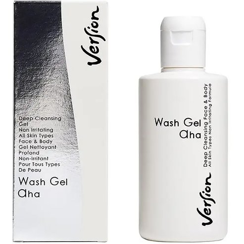 Version Подарък Wash Gel Aha за дълбоко почистване на лице и тяло с 10% AHA за всички типове кожа 200ml