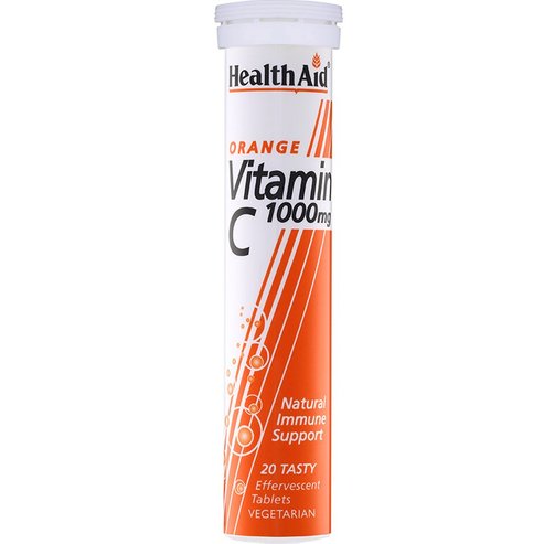 Health Aid Подарък Vitamin C Orange 1000mg, 20 Effer.tabs
