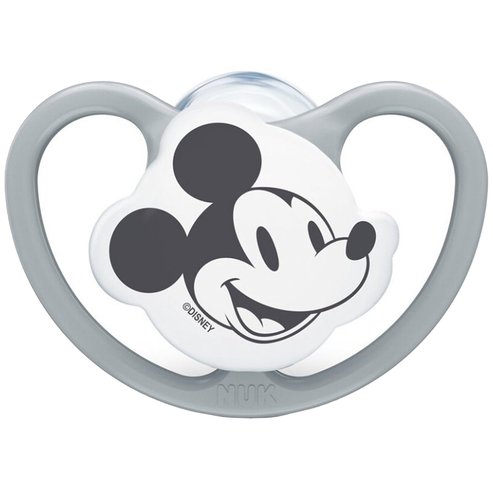 Nuk Space Disney Baby Silicone Soother 0-6m 1 брой, код 10,571,582 - сив