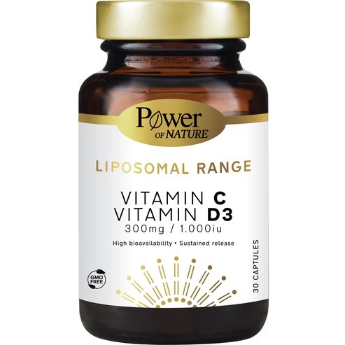 Power Health Подарък Liposomal Range Vitamin C Vitamin D3 300mg 30caps