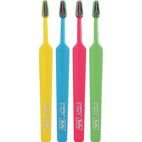 Tepe Colour Compact Extra Soft Toothbrush 4 бр - Multicolor 2