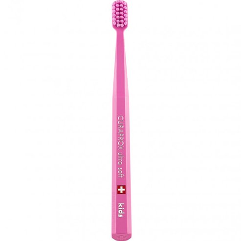 Curaprox Kids CS 5500 Ultra Soft Toothbrush 4-12 Years 1 брой - Розов