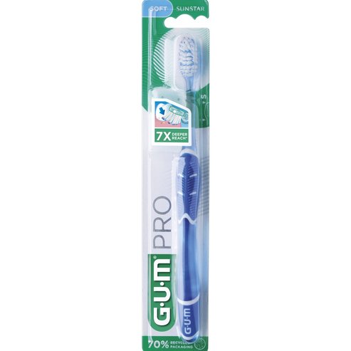 Gum Pro Soft Toothbrush Код 525, 1 брой - Син