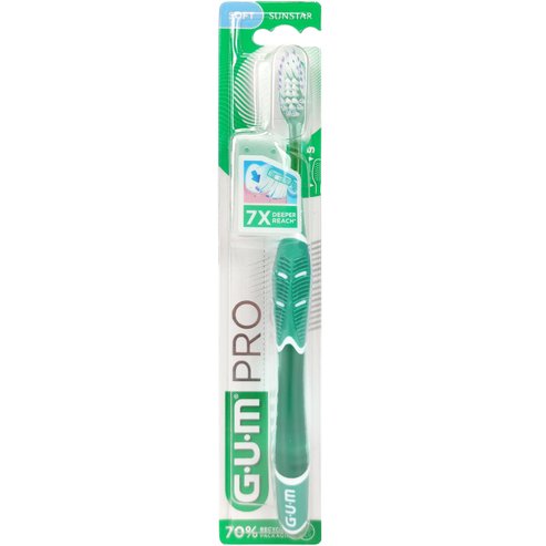 Gum Pro Soft Toothbrush Код 525, 1 Брой - Зелен