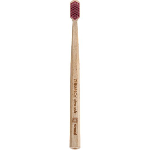 Curaprox CS Wood 4440 Ultra Soft Toothbrush 1 брой - Бордо