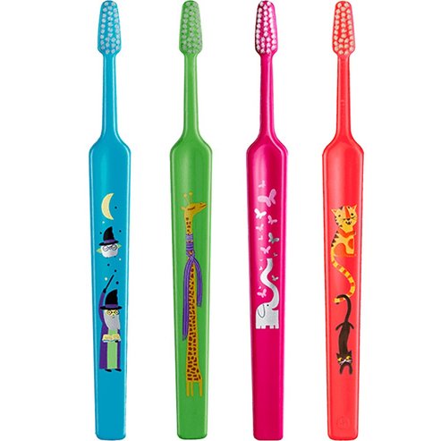 TePe Kids Extra Soft Toothbrush 0-3 Years 4 бр - Multicolor 4