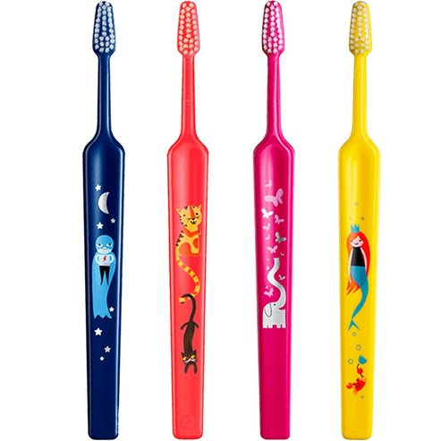 TePe Kids Extra Soft Toothbrush 0-3 Years 4 бр - Multicolor 3