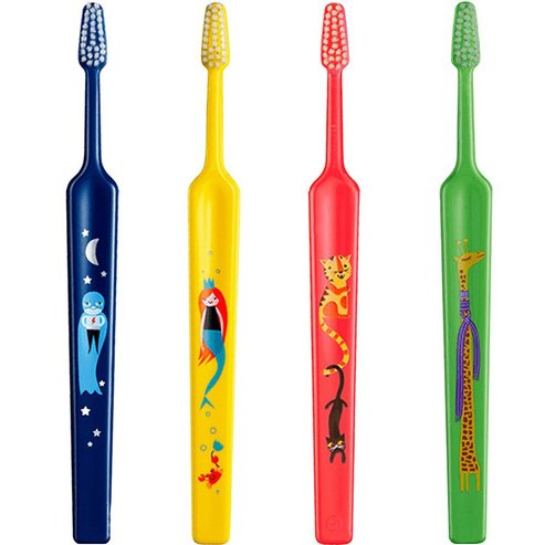 TePe Kids Extra Soft Toothbrush 0-3 Years 4 бр - Multicolor 6