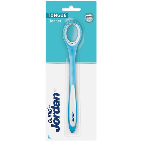 Jordan Clinic Tongue Cleaner 1 брой - светло син