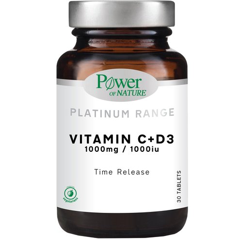 Power Health Подарък Platinum Range Vitamin C+D3 1000mg/1000iu Time Release 30tabs