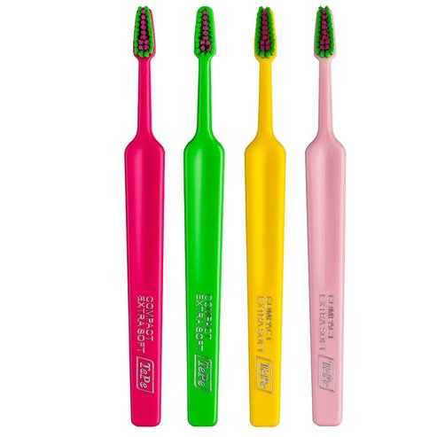 Tepe Colour Compact Extra Soft Toothbrush 4 бр - Multicolor 11