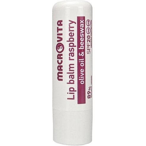 Macrovita Подарък Lip Balm Spf20 Raspberry 4.8gr