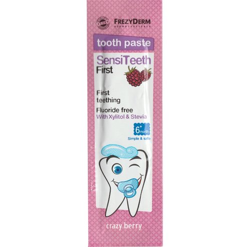 Frezyderm проба SensiTeeth Crazy Berry First Tooth Paste 3g