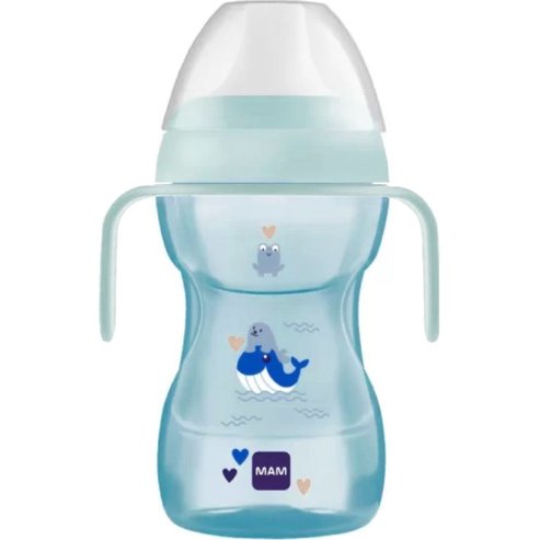 Mam Fun To Drink Cup 8m+ Код 461Β, 270ml - Светло синьо 2